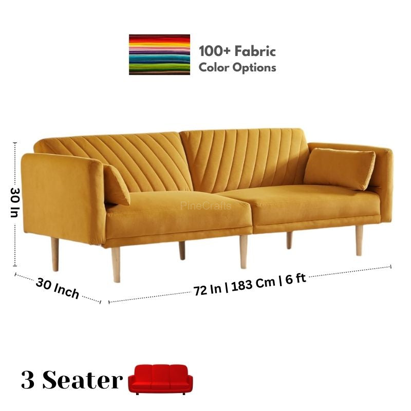Elegant Upholstered Sofa