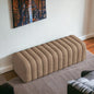 Modern Look Cute Fabric Ottoman Bench for Living Room Office Bedroom