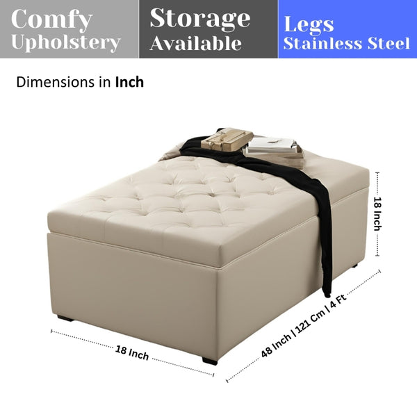 Artisan Crafted Wooden Bench - Ottoman - CRUZ INTERNATIONAL - Furniture Store