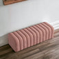 Modern Look Cute Fabric Ottoman Bench for Living Room Office Bedroom