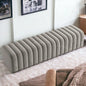 Modern Look Cute Fabric Ottoman Bench for Living Room Office Bedroom