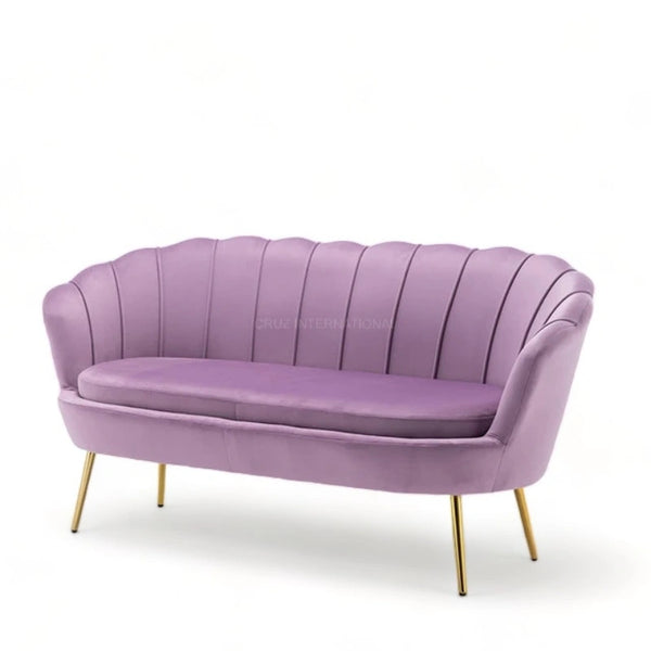 Modern Cute Look 3 Seater Fabric Sofa Set - Table - CRUZ INTERNATIONAL - Furniture Store