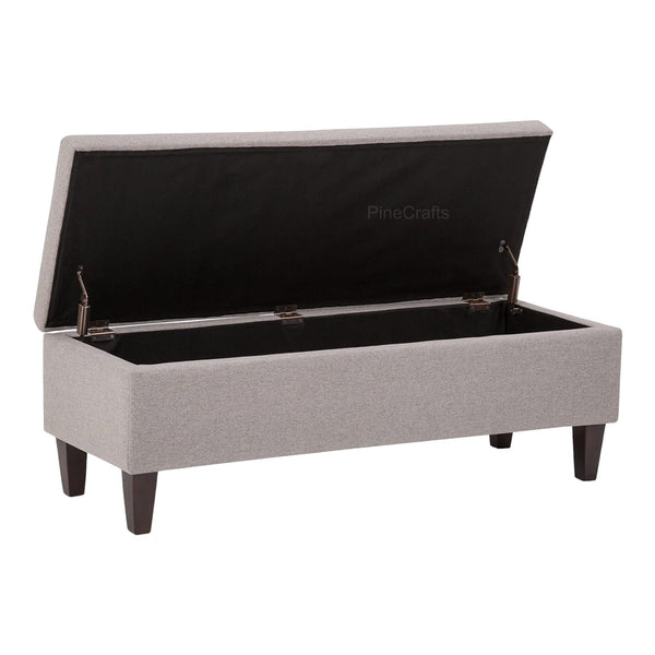 Modern Bench Ottoman with Storage - Settee & Diwaan - CRUZ INTERNATIONAL - Furniture Store