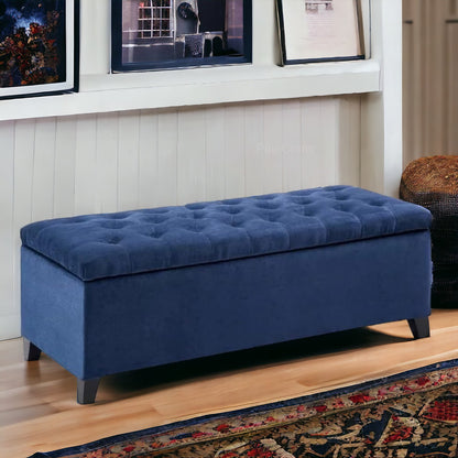 Velvet Bench Ottoman with Glossy Stainless Steel Legs – Comfortable & Chic