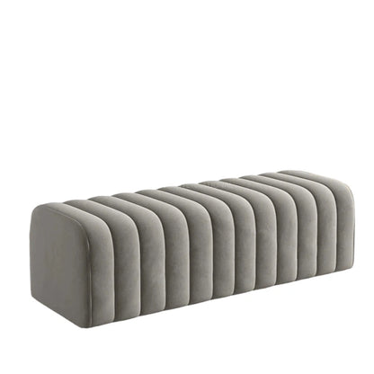 Modern Look Cute Fabric Ottoman Bench for Living Room Office Bedroom