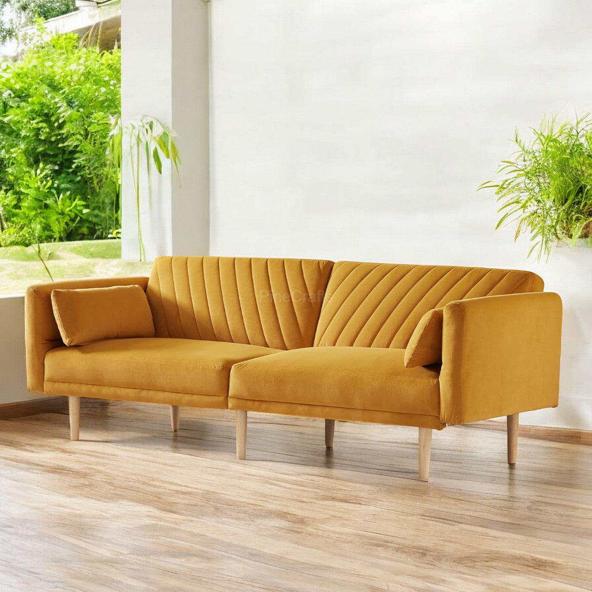 Elegant Upholstered Sofa