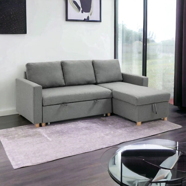 Modern Look L Shape Sofa - Table - CRUZ INTERNATIONAL - Furniture Store