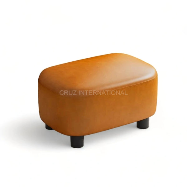 Modern Look Cute Fabric Ottoman Bench - Ottoman & Stool - CRUZ INTERNATIONAL - Furniture Store