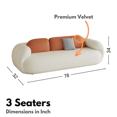 Modern Sofa Set | 6 Seater - Sofa - CRUZ INTERNATIONAL - Furniture Store