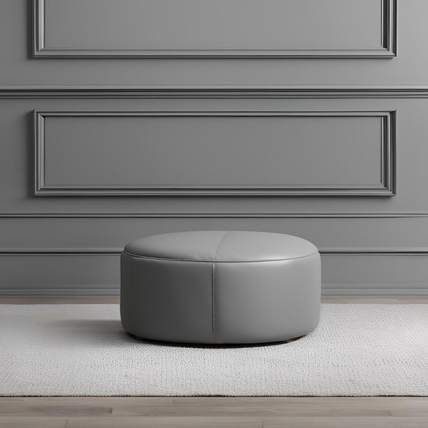 PineCrafts Vintage Wooden Ottoman Seat - Ottoman - CRUZ INTERNATIONAL - Furniture Store