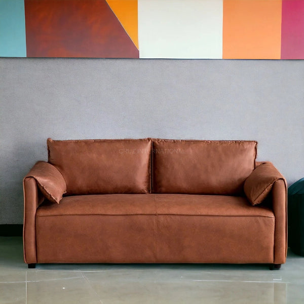 Modern Cute Look 3 Seater Fabric Sofa - Sofa - CRUZ INTERNATIONAL - Furniture Store