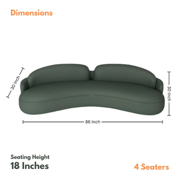 Elegant Elite Sofa 4 Seater - Sofa - CRUZ INTERNATIONAL - Furniture Store