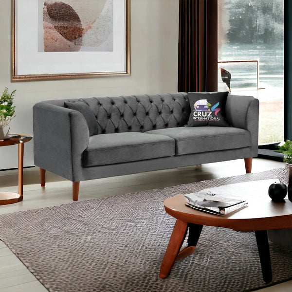 Premium Fabric 3 Seater Sofa Couch for Your Home - Sofa - CRUZ INTERNATIONAL - Furniture Store