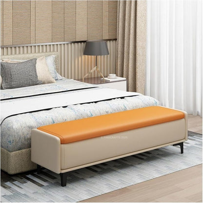 Modern Velvet Bench Ottoman