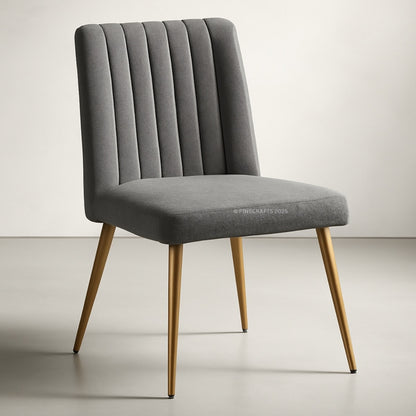Velvet Dining Seat, Solid Wood