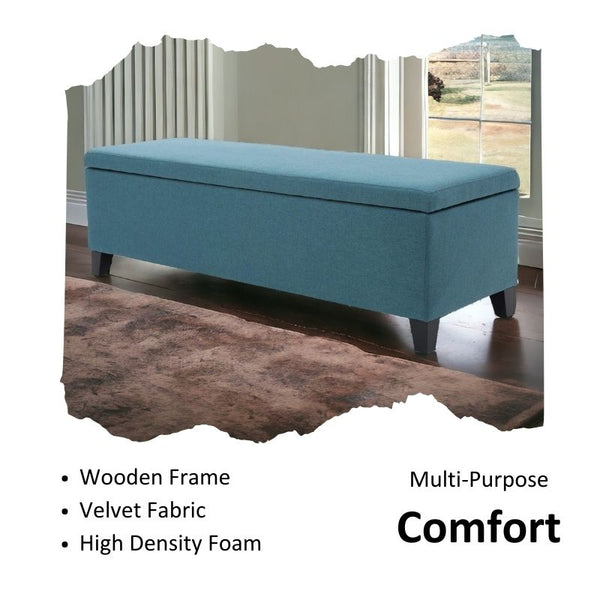 Modern Bench Ottoman with Storage - Settee & Diwaan - CRUZ INTERNATIONAL - Furniture Store