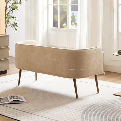 Compact Premium Velvet Sofa for Living Room