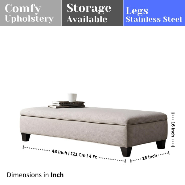 Artisan Crafted Wooden Bench - Ottoman - CRUZ INTERNATIONAL - Furniture Store