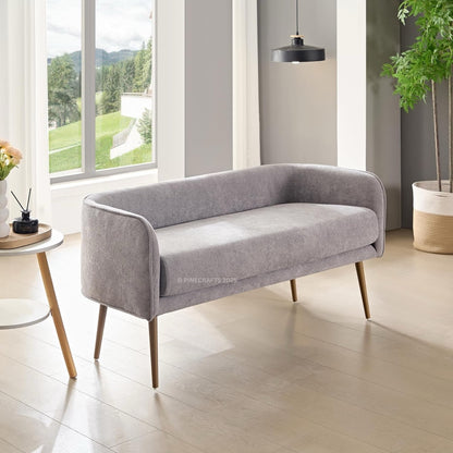 Compact Premium Velvet Sofa for Living Room