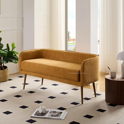Compact Premium Velvet Sofa for Living Room