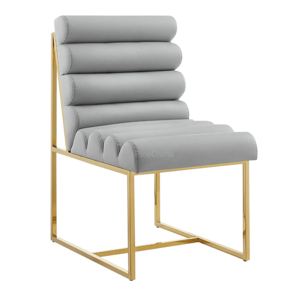 Luxury Stainless Steel Dining Table with Chair - Living Room Chair - CRUZ INTERNATIONAL - Furniture Store