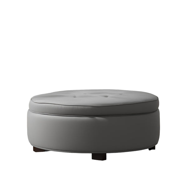 Standard Size Living Room Ottoman (Grey) - Ottoman - CRUZ INTERNATIONAL - Furniture Store