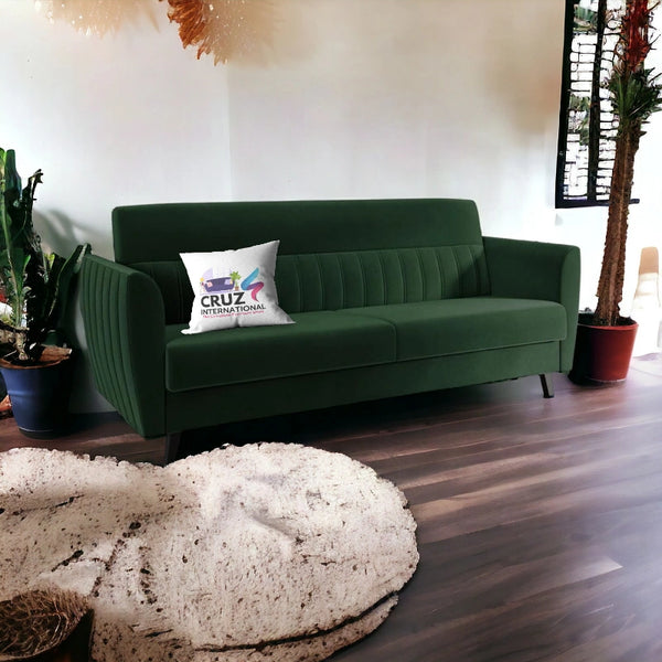 Luxury Fabric 3 Seater Sofa for Your Living Room - Sofa - CRUZ INTERNATIONAL - Furniture Store