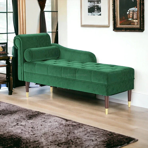 Modern Look Cute Fabric Settee for Living Room - Wall Shelves - CRUZ INTERNATIONAL - Furniture Store