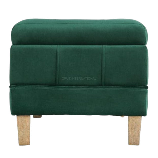 Compact Storage Ottoman Bench - Bench - CRUZ INTERNATIONAL - Furniture Store