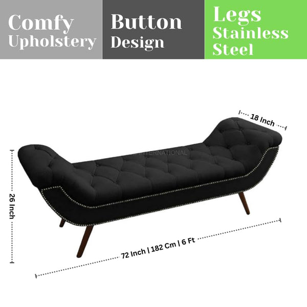 Versatile Settee Sofa Ottoman Bench - Settee & Diwaan - CRUZ INTERNATIONAL - Furniture Store