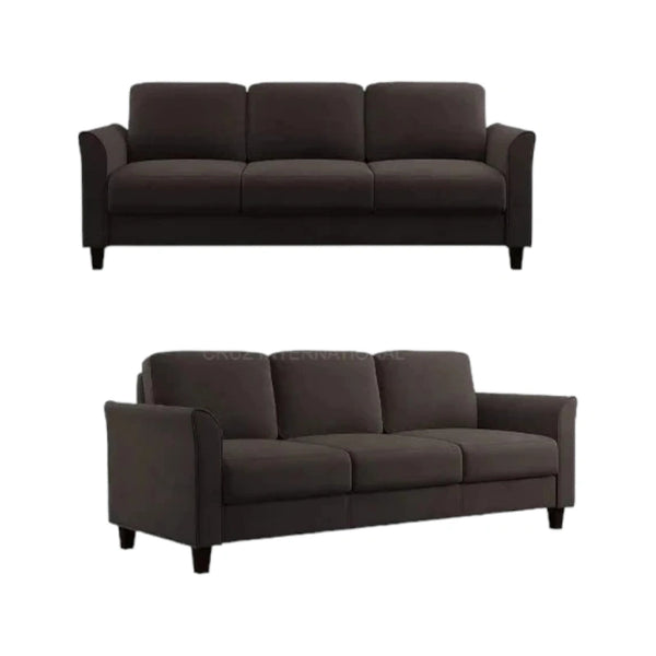 Modern Cute Look 3 Seater Fabric Sofa - Sofa - CRUZ INTERNATIONAL - Furniture Store
