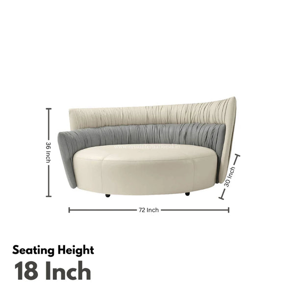 Modern 3 Seater Round Comfortable Sofa - Table - CRUZ INTERNATIONAL - Furniture Store
