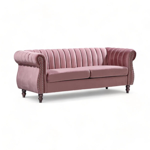 Royal Fabric 3 Seater Sofa Couch for Living Room - Sofa - CRUZ INTERNATIONAL - Furniture Store