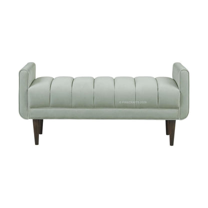 Velvet Ottoman Bench