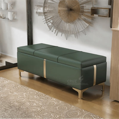 Home Modern art Bench CRUZ INTERNATIONAL