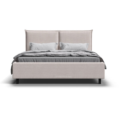Solid Wood Upholstered Bed