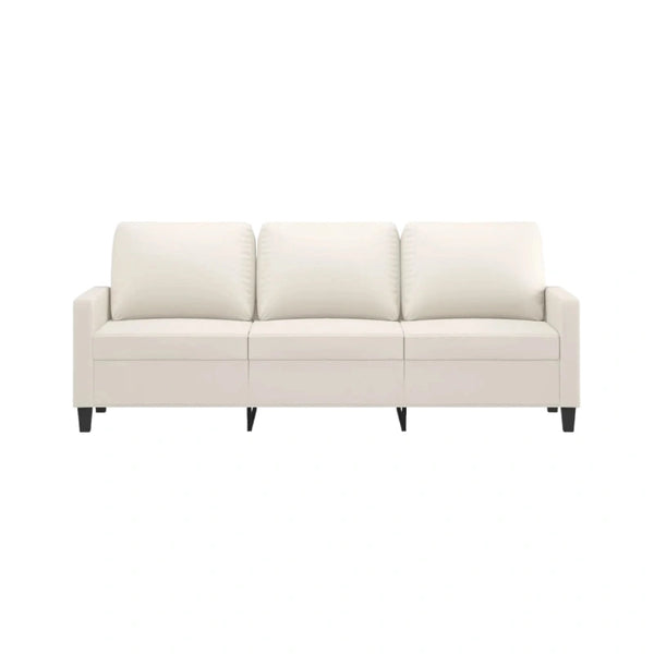 Modern Cute Look 3 Seater Fabric Sofa - Table - CRUZ INTERNATIONAL - Furniture Store
