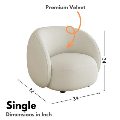 Modern Sofa Set | 6 Seater - Sofa - CRUZ INTERNATIONAL - Furniture Store