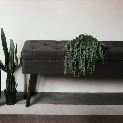 Chic Ottoman Bench with Generous Storage - Upgrade Your Space Today