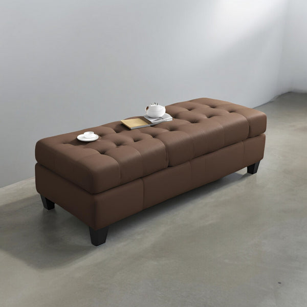 Rustic Farmhouse Wooden Bench - Ottoman - CRUZ INTERNATIONAL - Furniture Store