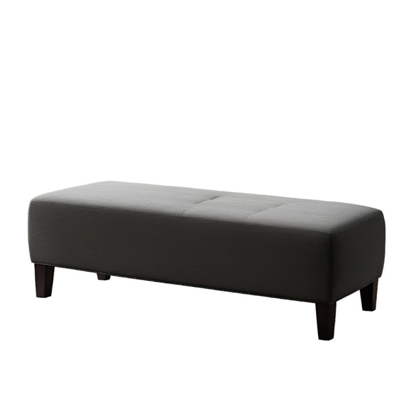 Solid Wood Bench with Cushion - Ottoman - CRUZ INTERNATIONAL - Furniture Store