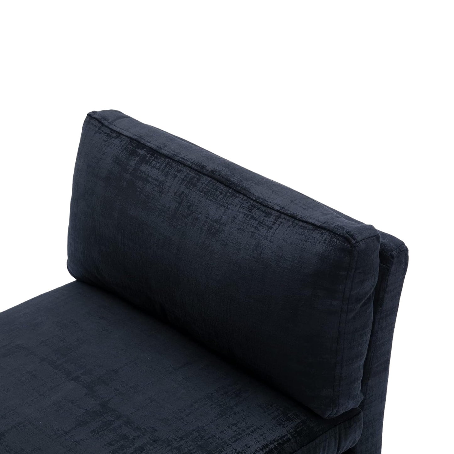 Luxury Velvet Sofa with Solid Wood Frame & Stainless Steel Legs