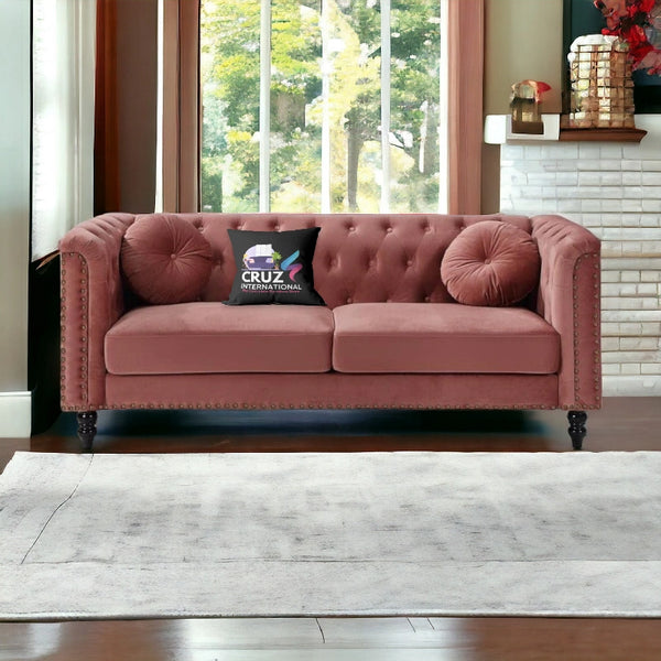 Luxury Fabric 3 Seater Sofa for Your Living Room - Sofa - CRUZ INTERNATIONAL - Furniture Store