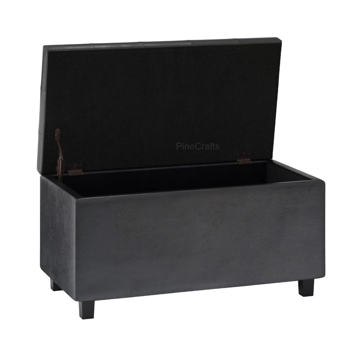 Premium Upholstered Bench Ottoman – High-Density Foam & Steel Finish