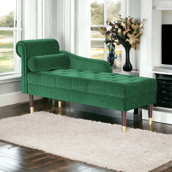 Modern Look Cute Fabric Settee for Living Room - Wall Shelves - CRUZ INTERNATIONAL - Furniture Store