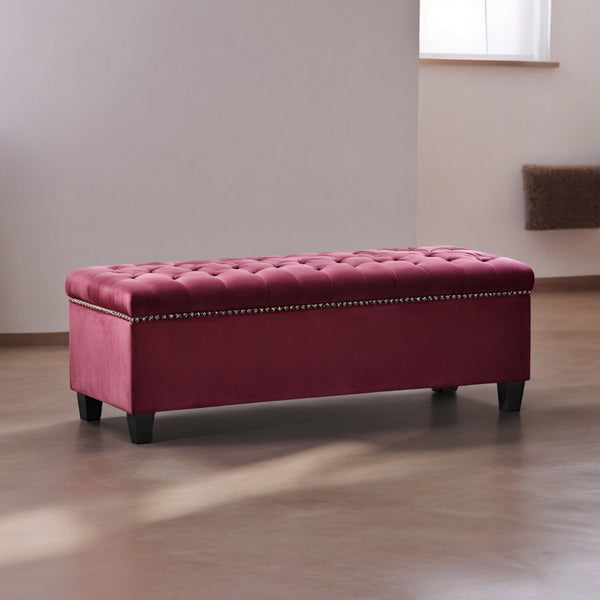 Cozy Corner Wooden Bench - Ottoman - CRUZ INTERNATIONAL - Furniture Store