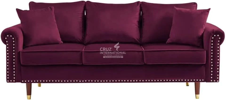 Modern Luciano Sofa CRUZ INTERNATIONAL