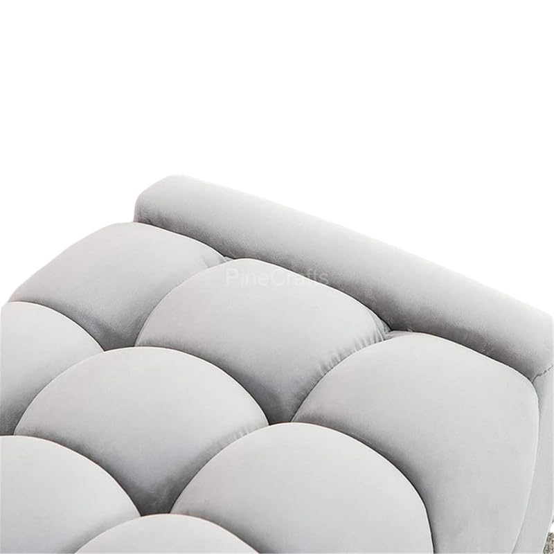 Modern Velvet Settee & Bench - Sturdy Solid Wood Frame - Perfect for Living Room & Entryway
