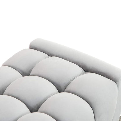 Modern Velvet Settee & Bench - Sturdy Solid Wood Frame - Perfect for Living Room & Entryway
