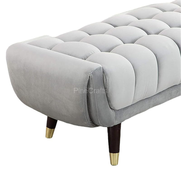 Modern Velvet Settee & Bench - Bench - CRUZ INTERNATIONAL - Furniture Store